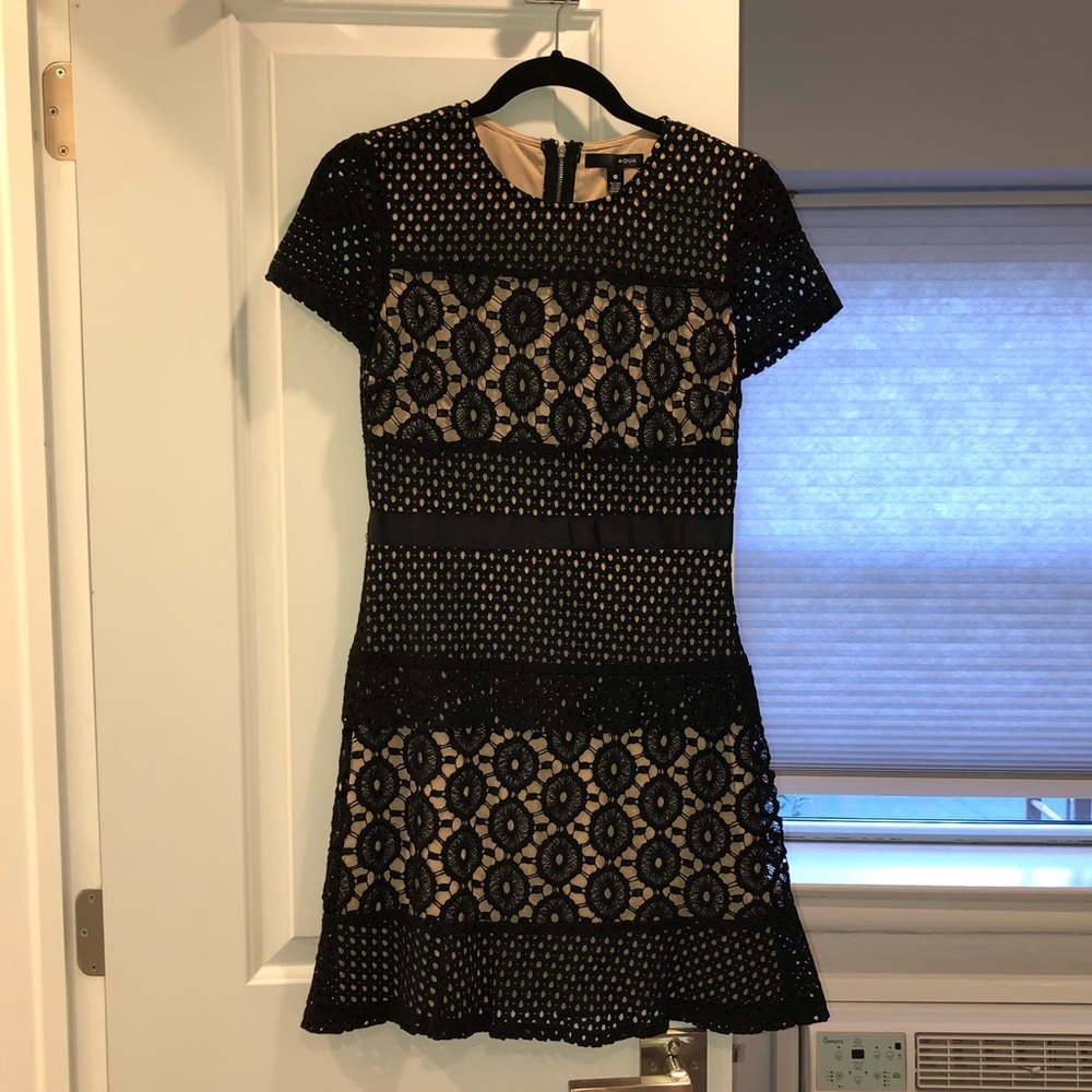 Aqua cocktail dress size Small
